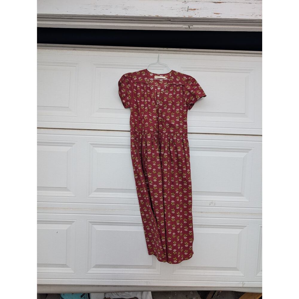 Christy Dawn Red Floral Dress - Size S